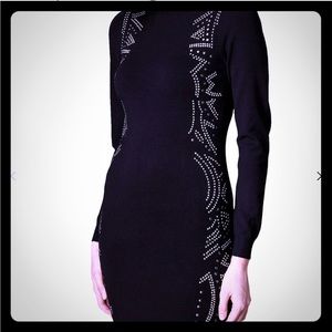 Karen Millen Studded Knit SweaterDress, size S